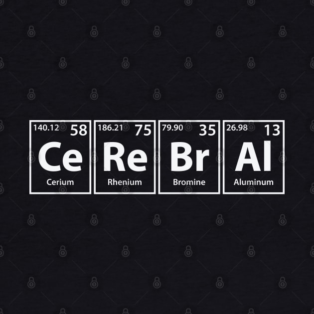 Cerebral (Ce-Re-Br-Al) Periodic Elements Spelling by cerebrands